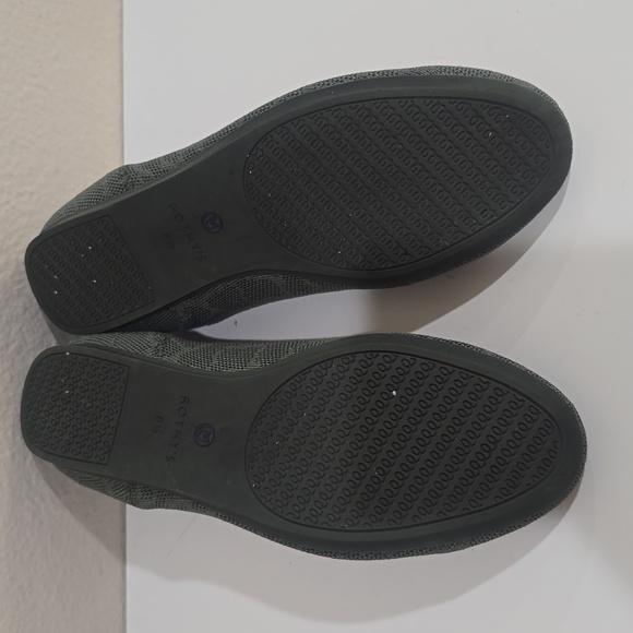🪴 ROTHY'S "THE FLAT" TURTLE PRINT KNIT ROUND TOE FLATS - Picture 11 of 12
